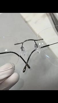 Installing Silhouette Rimless Eyeglasses ✨