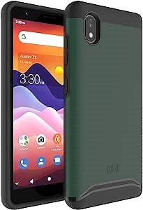 TUDIA DualShield Designed for ZTE Avid 579 Phone Case Z5156CC / Blade A3 Joy/Nubia Blade A5 Plus Phone Case, [Merge] Shockproof Military Grade Slim Dual Layer Protective Case - Hunter Green