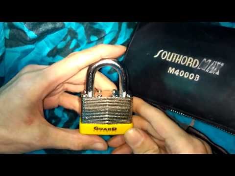 Lock Picking Guard Security 50mm Laminated Padlock