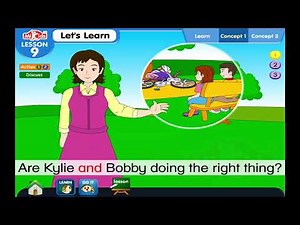 Mikids Moral - Children role play and practice scenarios, discuss and choose right from wrong