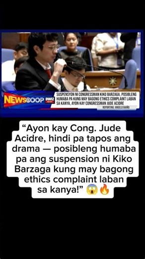 “Suspension ni Kiko Barzaga, posibleng humaba pa kung may bagong ethics complaint! 😱”