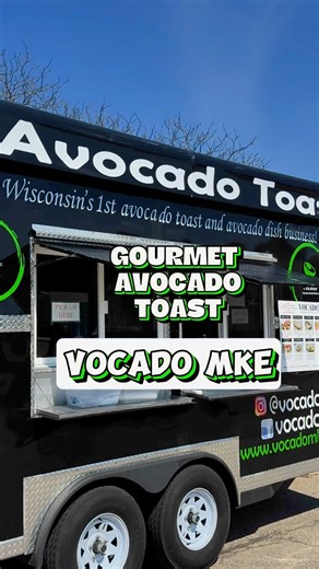Milwaukee Eat & Play - Wisconsin & Milwaukee food and fun guide on Instagram: "🥑GOURMET AVOCADO TOAST - VOCADO MKE🥑 Wisconsin’s first avocado toast business has been serving up delicious and unique avocado toasts and dishes. They are back for the season and scheduled to be back at a number of farmer’s markets and bunch of other events. Follow @vocadomke to see their schedule Follow @milwaukee_eatandplay for a mouthwatering food guide, exciting adventures and anything Milwaukee. Let’s explore t