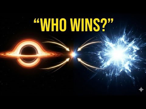 Black Hole vs White Hole:- What Happens When They Collide ?