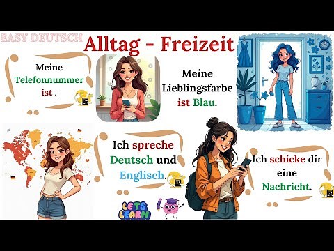 🎯 Die TOP 200 Sätze für Deutsch-Anfänger | Alltag & Freizeit 🚲