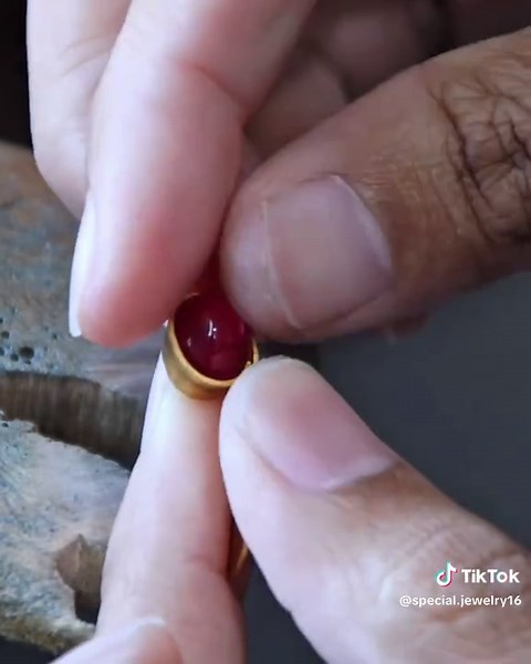 Custom 24K Gold Ring With Ruby | Part 2 #jewelry #DIY #ring #gold #craftsman