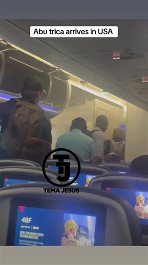 Abu Trica being escorted off a plane after landing at New York’s John F. Kennedy International Airport (JFK) has surfaced online following his extradition from Ghana to the United States.