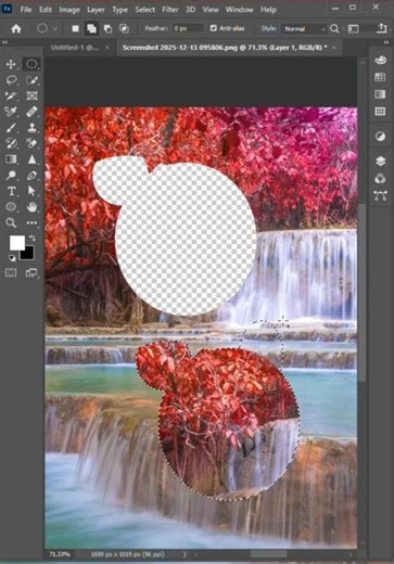 Elliptical marquee tool use in Photoshop | Photoshop tips for more #shorts #viral