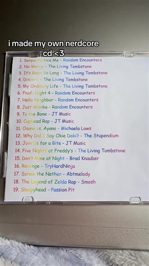 literally love these songs soooo much. lmk if anyone wants a tutorial btw, i love making stuff lol!! #fyp #nerdcore #2010s #nostalgia #foryou