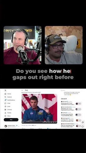 Wait... did this NASA interviewee just glitch live on air? 🤨