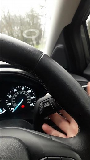 Show me Tell me Questions - How to wash the front windscreen in a Ford Puma