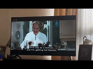 Mrs Doubtfire 1993 Mrs Doubtfire burns her clothes by cooking the food & Orders a Takeaway