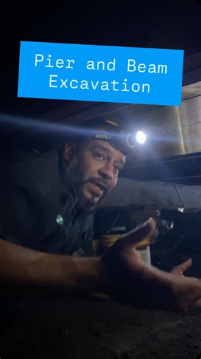 Sometimes we need to excavate underneath a pier and beam foundation to see what extra work needs to be done. Julio walks us through how the team starts the process and what kinds of things we look for. | Elite Foundation Repairs
