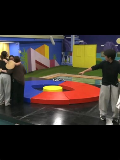 Housemates Jumping into the Pool Fun