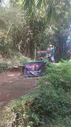 sepeda polygon D5 hampir jatuh di buatnya