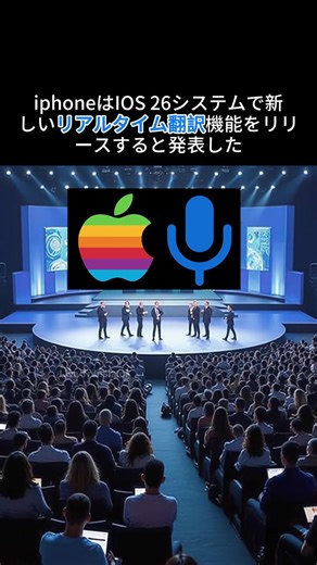 リアルタイム翻訳機能を活用したiPhoneOS