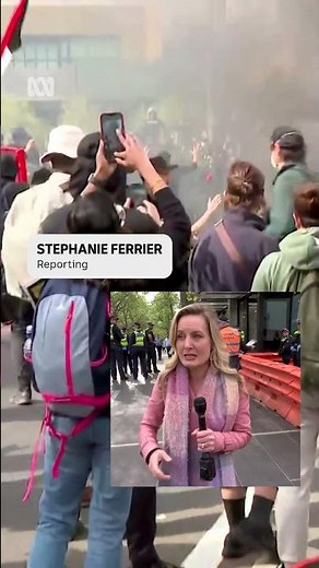 Thousands of protesters disrupt defence expo in Melbourne's CBD | ABC News