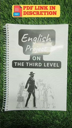 English project file class 12th | The Third Level Project | Class12 CBSE #diy #projectfile #project