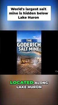 World's Largest Salt Mine: The Hidden Gem of Goderich #saltmining #undergroundmine #salt #goderich