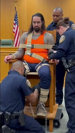 High-Risk Inmate Restrained on Live TV — Federal Courtroom