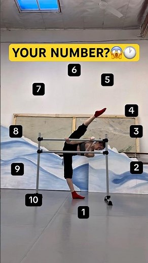 What number did YOU stop at?😳 Flexibility Challenge #flexibility #stretching #yogachallenge