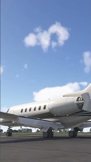 First landing in the FlightFX Hawker 800XP in Flight Simulator 2024 #msfs2024 #aviation