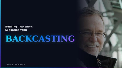 Building Transition Scenarios With Backcasting | CENTRO | Diseño, cine y televisión