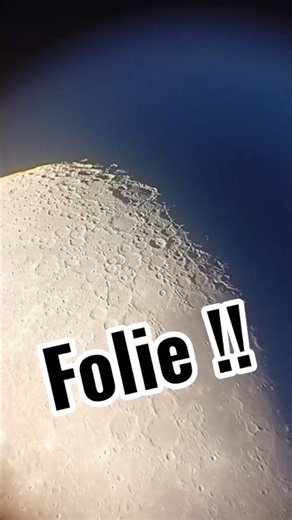 La Lune au télescope, c'est une folie !!! #moon #crater #zoom #space #nasa
