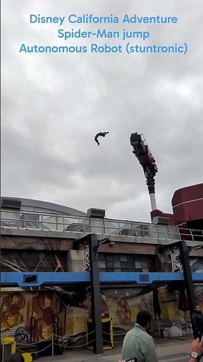 Disney’s Spider-Man ROBOT is Unreal! 🕷️🤖 #AvengersCampus #Stuntronics