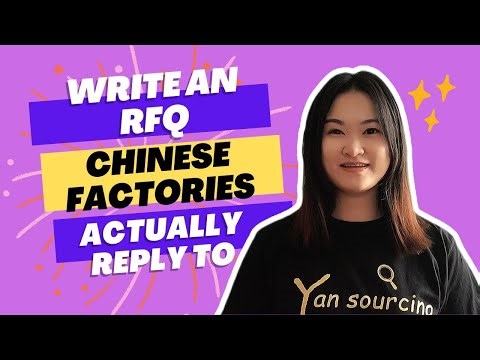 How to Write an RFQ Chinese Factories Actually Respond To