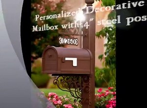 Personalized Decorative Mailboxes - Alabama Metal Art