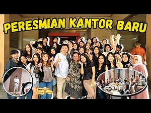 THE FIRST TIME OFFICIALLY OPENED THE NEW OFFICE GATE + EAT WITH THE TEAM, THE REACTION WAS VERY H...