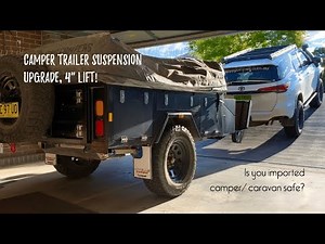 Import camper MUST DO - Camper Trailer suspension upgrade - Lovells Special Products Suspension- HGT