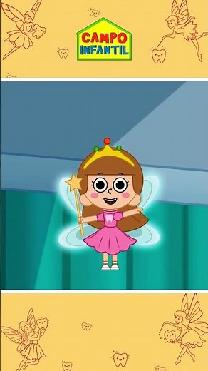 🧚‍♀️ Canción del Hada de los Dientes con Eva #shorts #cancionesinfantiles #campoinfantil