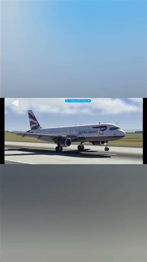 Landing Airbus A320 Turkish Airlines#aviation