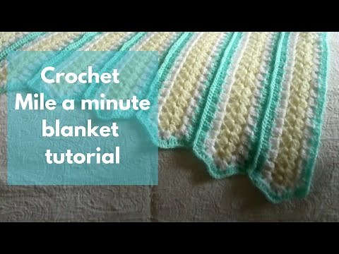 Mile a Minute Crochet Tutorial #crochettutorials #crochet #crochetwithclare