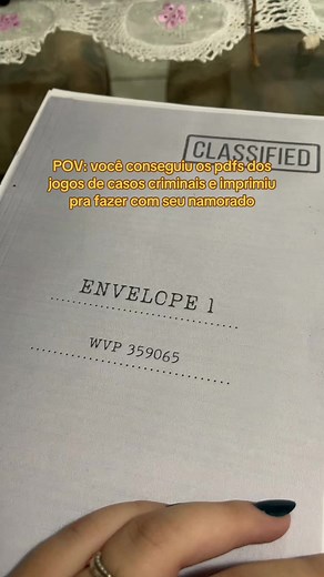 Jogo Detetive: PDF dos Casos Criminais para Imprimir
