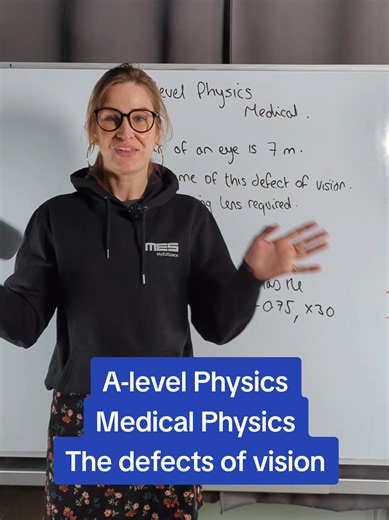A-level Physics - Medical Physics The defects of vision #myedspace #myedspacephysics #physics #brookdoesphysics #alevel