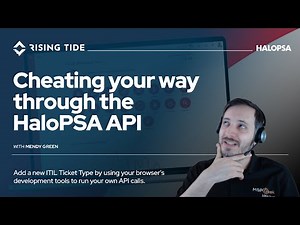 HaloPSA - Cheating your way through the API