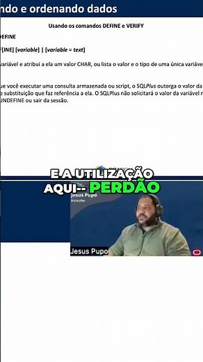 Do you know how to create variables in SQL? Discover the secret of DEFINE!