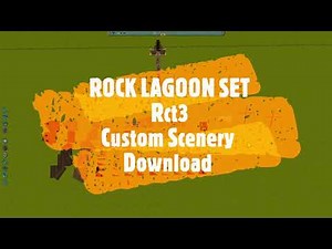 RollerCoaster Tycoon 3 Custom Scenery Download ROCK SIDE LAGOON SET Rct3 Custom Content