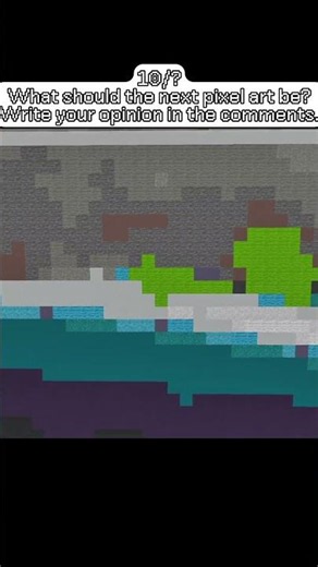 I made The Wandering Village pixel art in Minecraft. #splatoon3