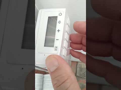 Learn to program an electric radiator