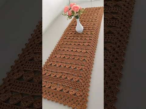 100 Simple Crochet rectangular table runner ideas #diy #crochet #trending