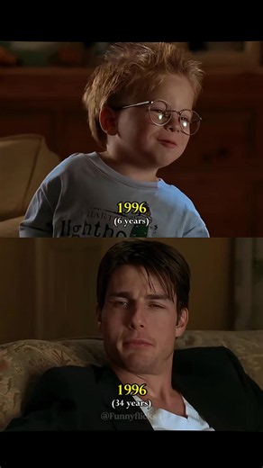 Evolution of Jonathan Lipnicki and Tom Cruise #evolution #throughtheyears #fyp#tomcruise #jonathanlipnicki