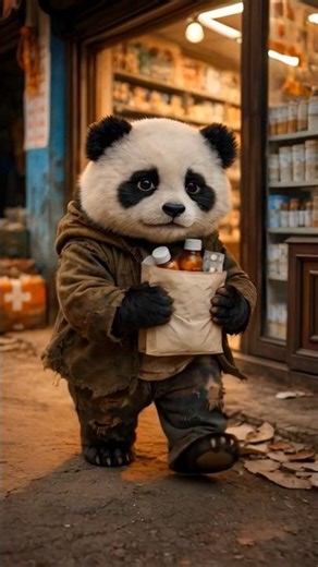 The Baby Panda’s Fight: A Heartfelt Journey to Save Mom 🐼❤️ #shorts #motherlove