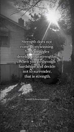 The Only Way to Real Strength — Overcoming Hardship #inspiration #lifelesson #quotes