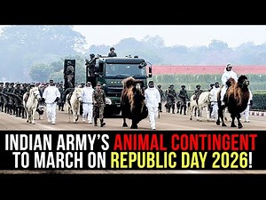 Indian Army’s Animal Contingent to March on Republic Day 2026!