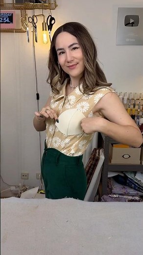 Making custom padding for the cups area in my mini dress WILLOW! pattern & tutorial coming next week