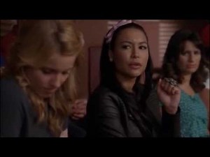 Glee Quinn and Finn have Mono 2x12