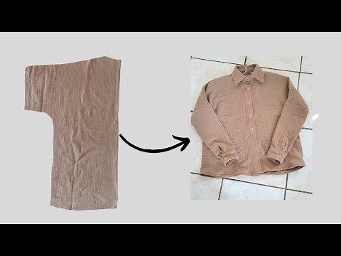 MÉTHODE SIMPLE POUR COUDRE UNE CHEMISE | HOW TO SEW A CHEMISE